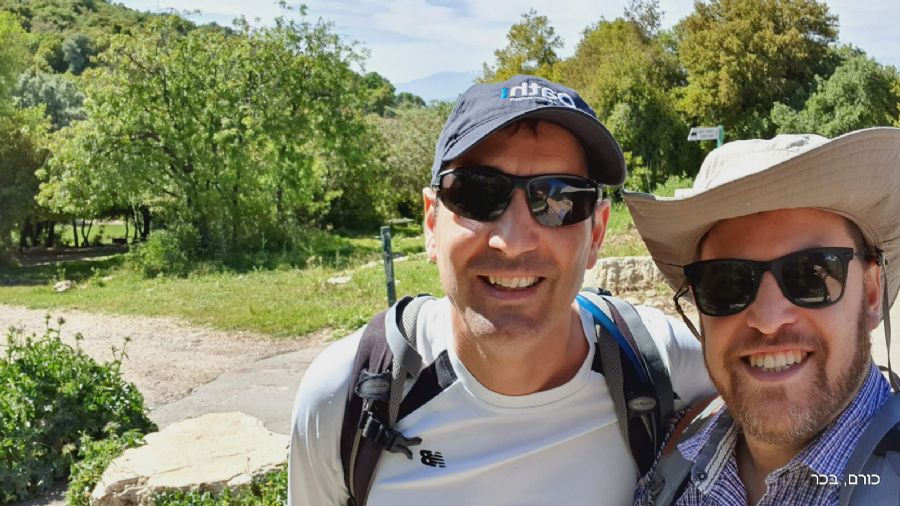 חברים בתחילת המסלול